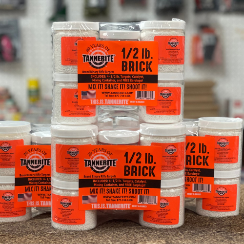 Boxes of Tannerite displayed.